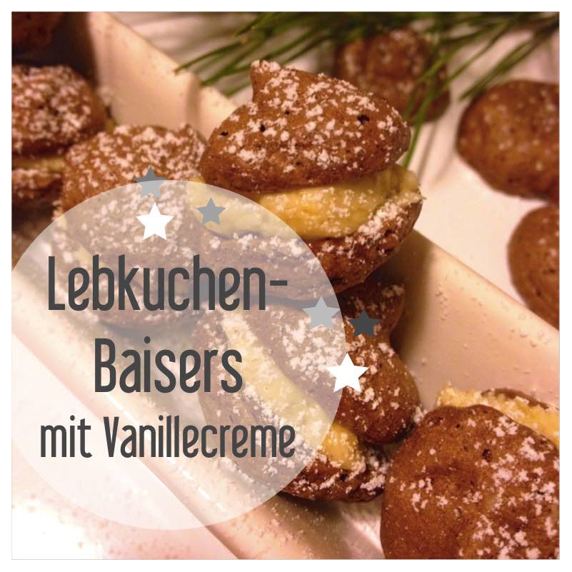 Lebkuchen-Baisers mit Vanillecreme | eat blog love
