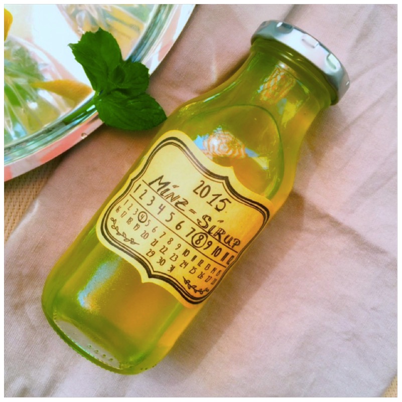 Mint Refreshment - fruktosefreier Minzsirup von eat blog love
