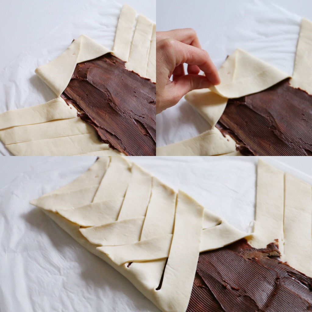 Easy Peasy Schokoladenstrudel mit Blätterteig von eat blog love