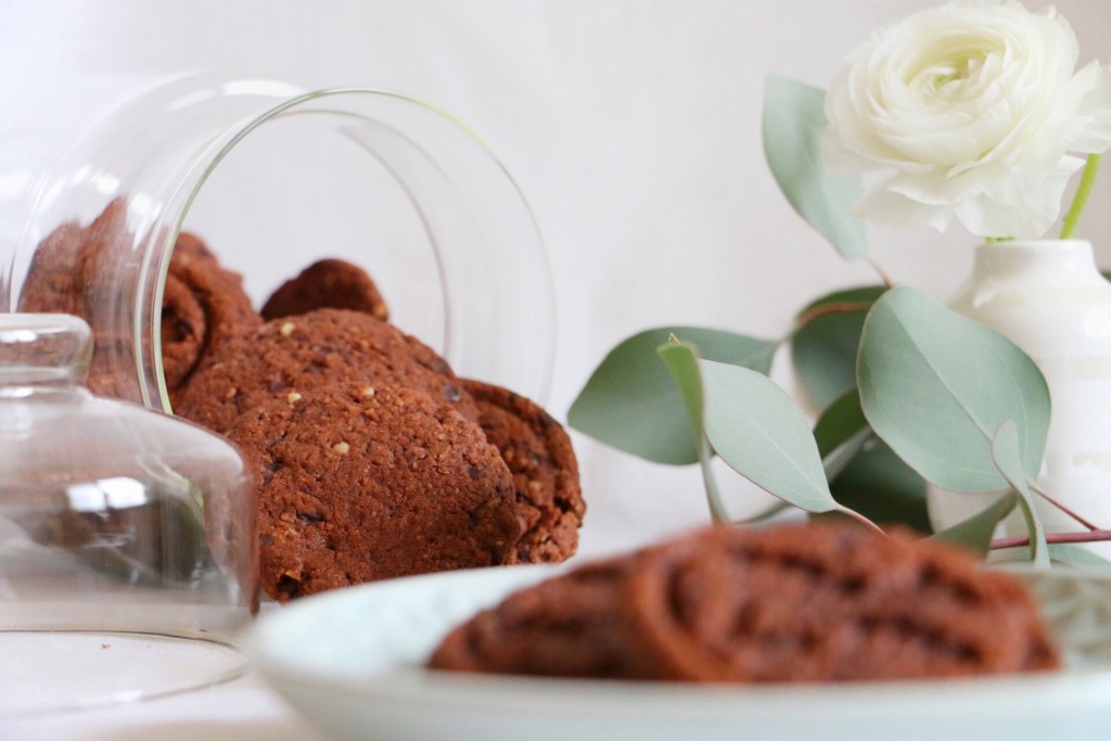 Chocolate-Almond-Liquorice Cookies by eat blog love