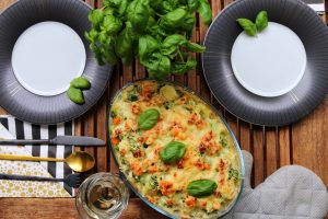 Diner en noir - Bunter Gemüseauflauf by eat blog love