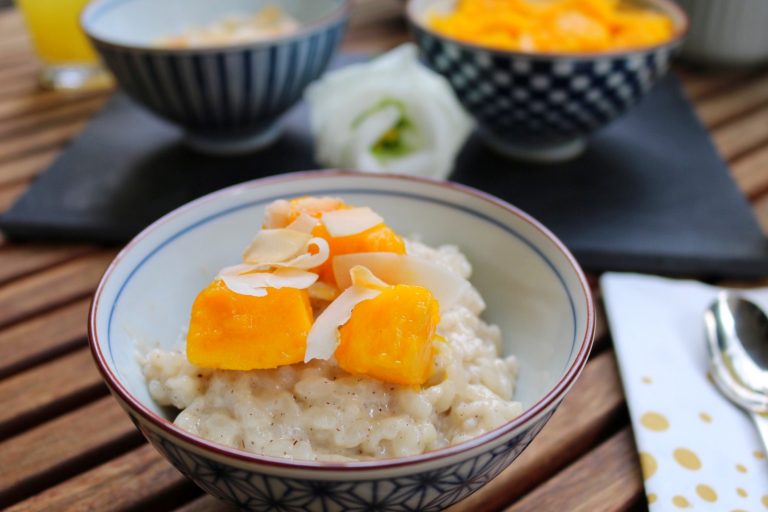 Kokos-Milchreis mit frischer Mango | eat blog love