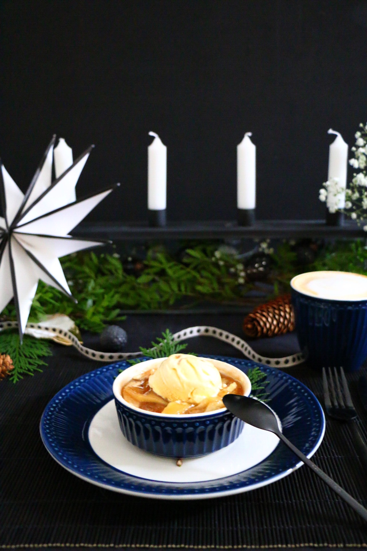 Getting ready for Xmas - Danish Table Setting by eat blog love