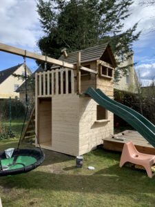 DIY Wie aus einem Spielturm ein Spielhaus im skandinavischen Stil entsteht by eat blog love